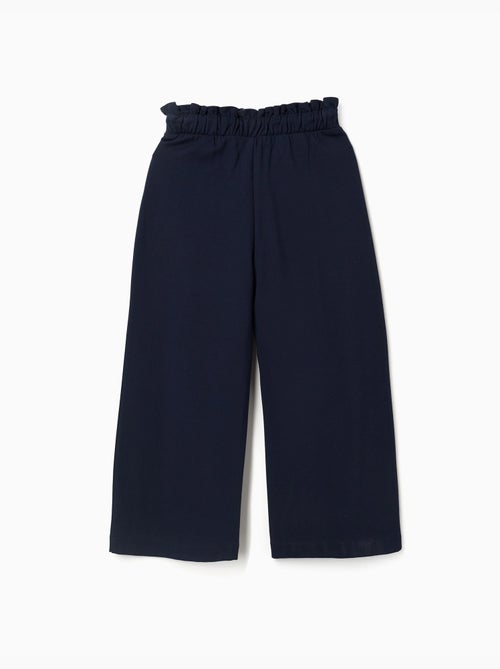 Pantalon à jambe large en ponte Roma - Kiabi