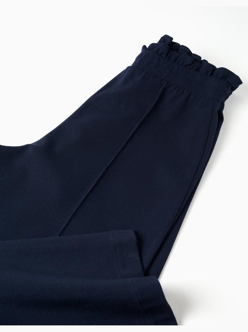 Pantalon à jambe large en ponte Roma - Kiabi