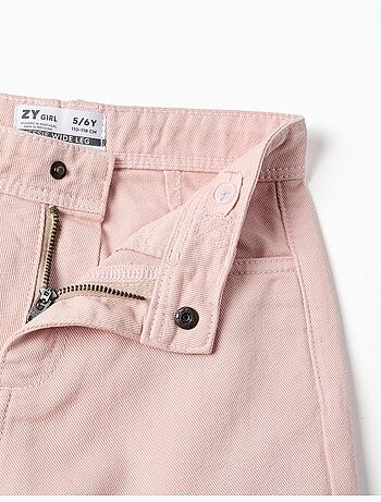 Pantalon à jambe large en sergé avec poches cargo