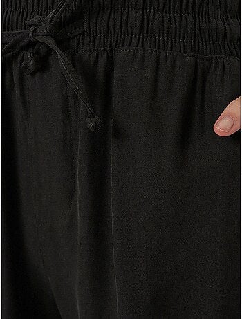 Pantalon à jambe large taille haute avec poche bdart