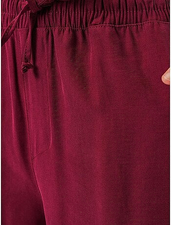 Pantalon à jambe large taille haute avec poche bdart