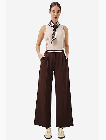 Pantalon à jambe large taille haute avec poches bdart