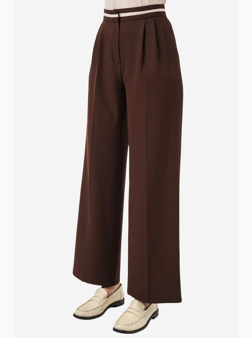 Pantalon à jambe large taille haute avec poches bdart - Kiabi