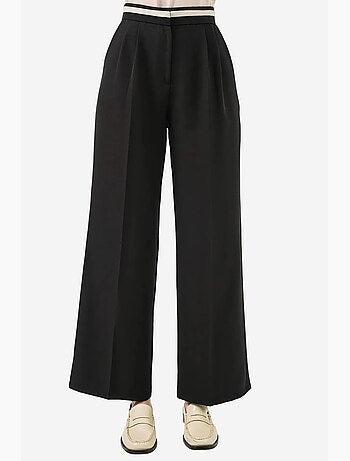 Pantalon à jambe large taille haute avec poches bdart