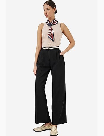 Pantalon à jambe large taille haute avec poches bdart