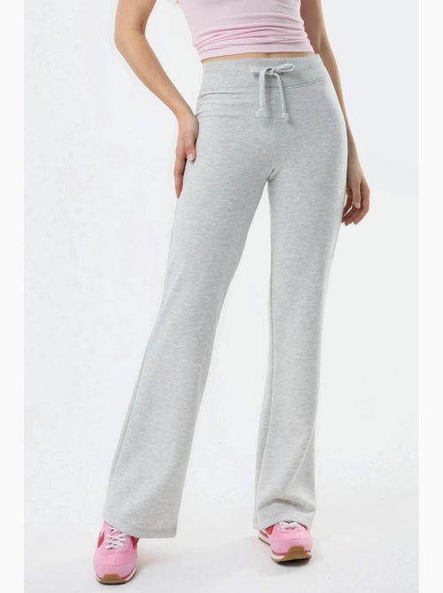 Pantalon à jambes évasées avec taille élastique busem - Kiabi Pantalon à jambes évasées avec taille élastique busem - Kiabi