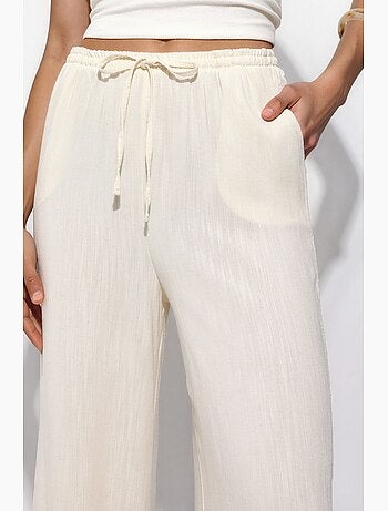 Pantalon à jambes larges à enfiler hiccup