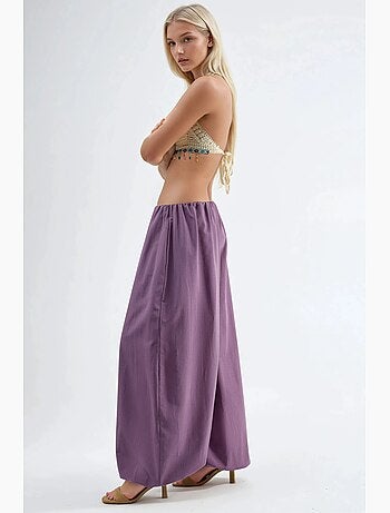 Pantalon à jambes larges busem