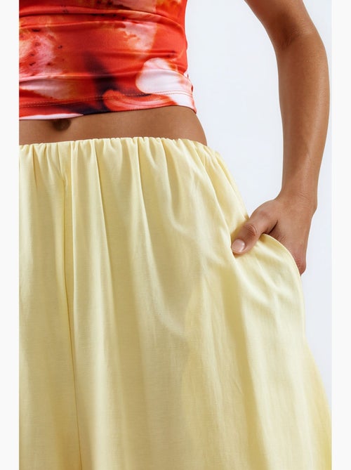 Pantalon à jambes larges busem - Kiabi Pantalon à jambes larges busem - Kiabi