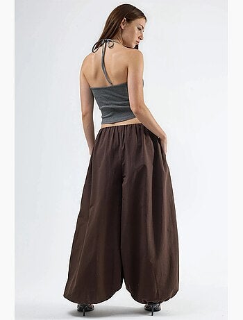 Pantalon à jambes larges busem
