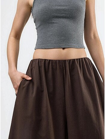 Pantalon à jambes larges busem