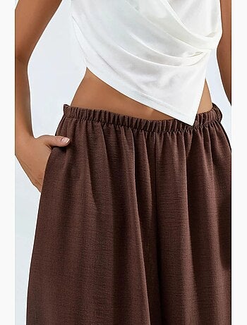 Pantalon à jambes larges busem
