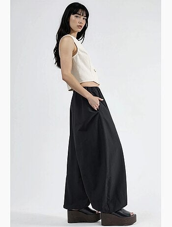 Pantalon à jambes larges busem