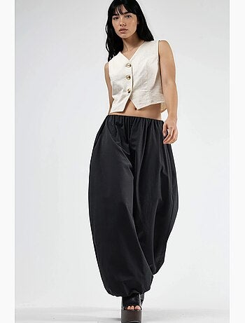 Pantalon à jambes larges busem