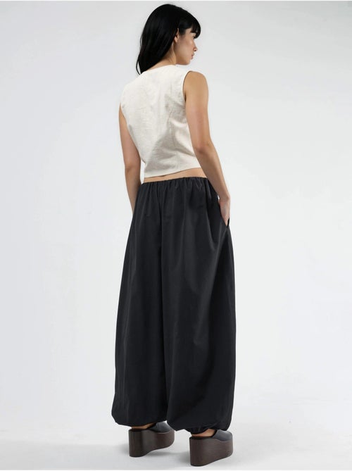 Pantalon à jambes larges busem - Kiabi Pantalon à jambes larges busem - Kiabi