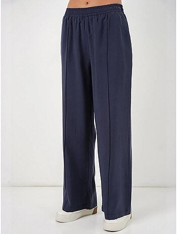Pantalon à jambes larges et taille élastique bdart