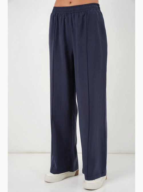 Pantalon à jambes larges et taille élastique bdart - Kiabi