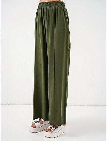 Pantalon à jambes larges et taille élastique bdart
