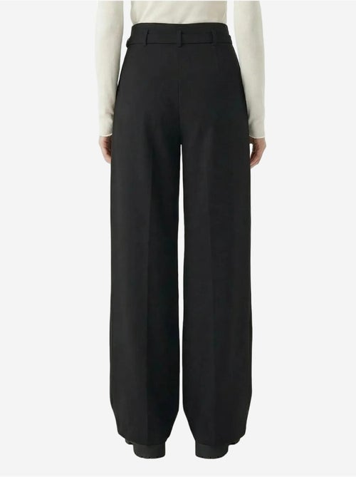 Pantalon à jambes larges plissé et ceinturé istanbul - Kiabi