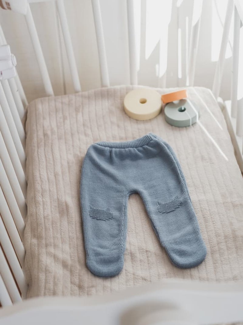 Pantalon à Pieds Chat Bleu - Kiabi