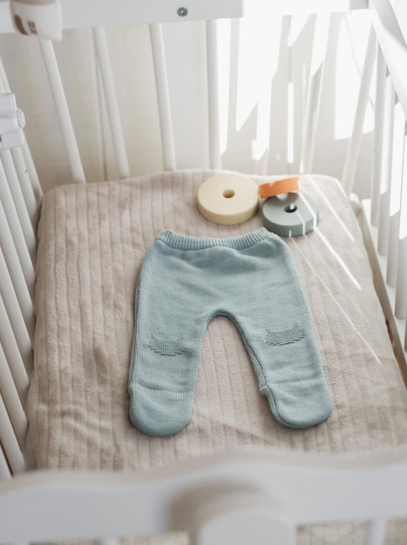 Pantalon à Pieds Chat Vert - Kiabi