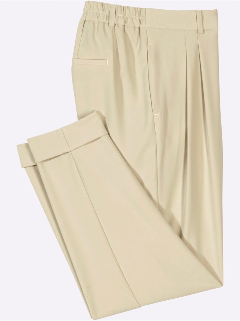Pantalon à Pinces à Porter Ensemble Ou Séparément Pour Un Style Parfait - Taille Standard - Witt Sable - Kiabi