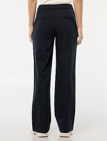 Pantalon à pinces avec bandes sur le côté