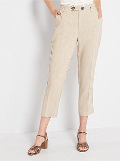 Pantalon à pinces - Kiabi