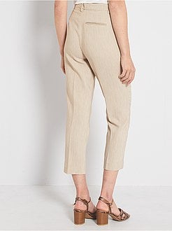 Pantalon à pinces - Kiabi