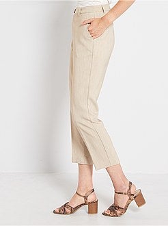 Pantalon à pinces - Kiabi