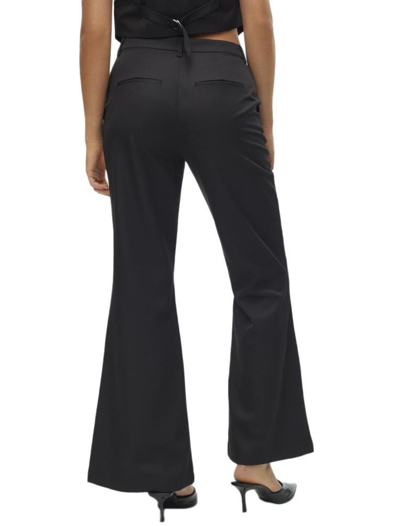 Pantalon à Pinces Femme Vero Moda Noir - Kiabi