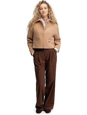 Pantalon à pinces jambes larges femme femme aker-w