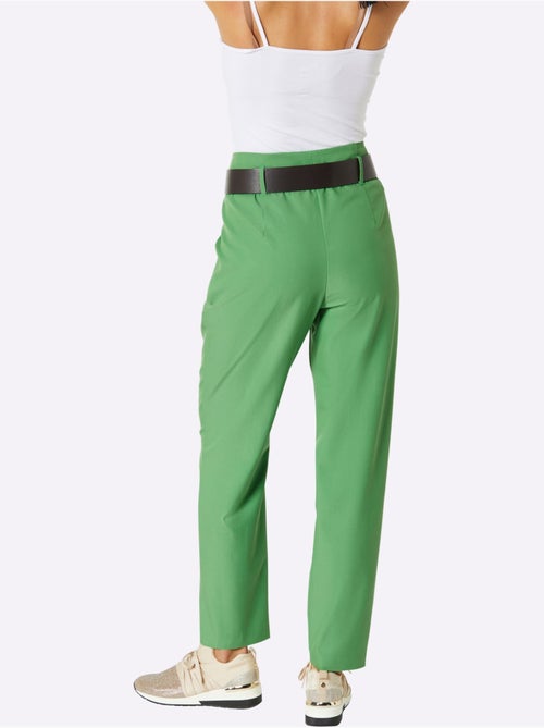 Pantalon à Pinces Qualité Tissée - Taille Courte - helline - Kiabi