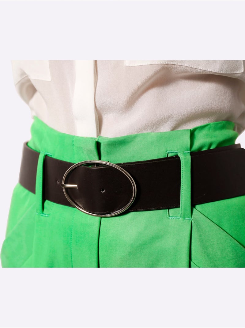 Pantalon à Pinces Qualité Tissée - Taille Standard - Helline Vert - Kiabi