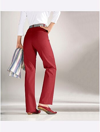 Pantalon chic avec poches à traitement respirant et anti-taches - Taille longue - Witt