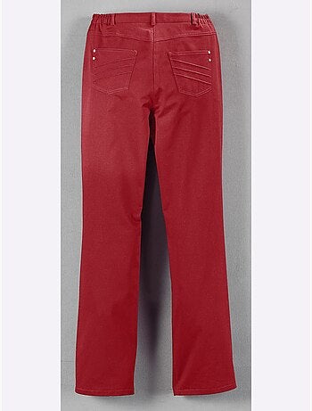Pantalon chic avec poches à traitement respirant et anti-taches - Taille longue - Witt