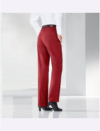 Pantalon chic avec poches à traitement respirant et anti-taches - Taille longue - Witt