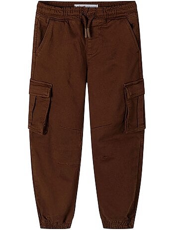 Pantalon à poches motif/style badge - minoti