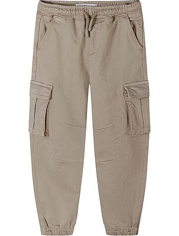 Pantalon à poches motif/style écusson - minoti