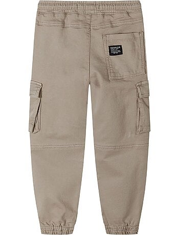 Pantalon à poches motif/style écusson - minoti
