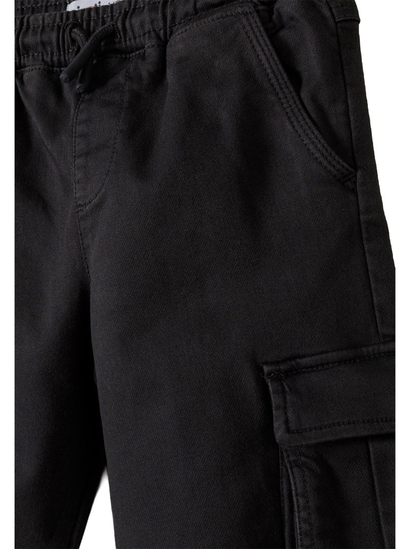 Pantalon à poches motif/style uni - minoti Gris - Kiabi