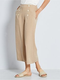 Pantalon à pont - Kiabi