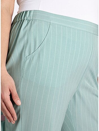 Pantalon à Rayures - Taille Standard - Sheego