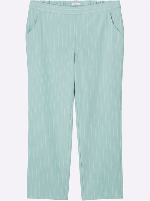 Pantalon à Rayures - Taille Standard - Sheego - Kiabi Pantalon à Rayures - Taille Standard - Sheego - Kiabi