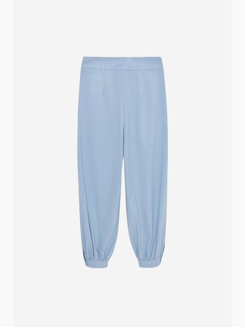 Pantalon à rayures, taille haute et jambe large dilvin - Kiabi Pantalon à rayures, taille haute et jambe large dilvin - Kiabi