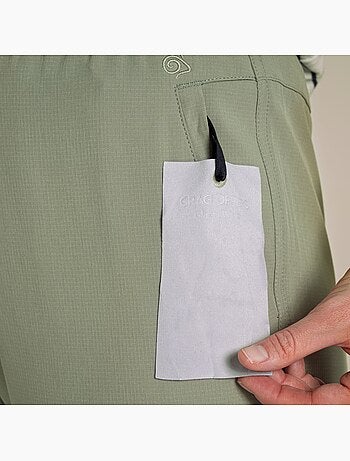 Pantalon à taille haute élastiquée lola - craghoppers