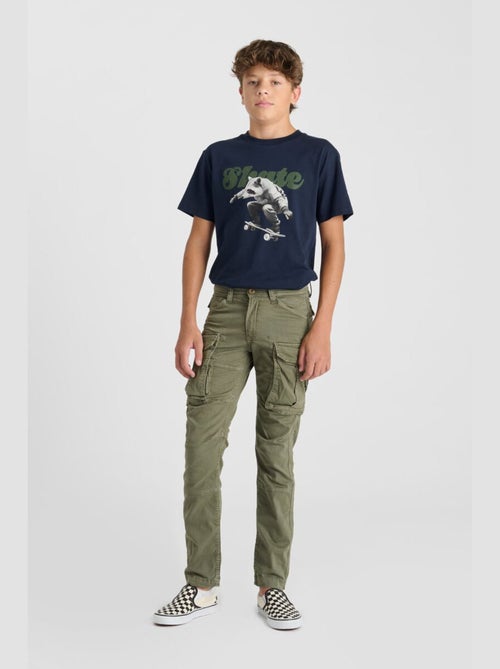 Pantalon AARAN cargo 'Le Temps Des Cerises' - Kiabi