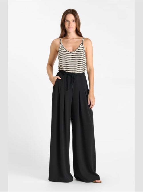 Pantalon adela loose, large 'le temps des cerises' - Kiabi