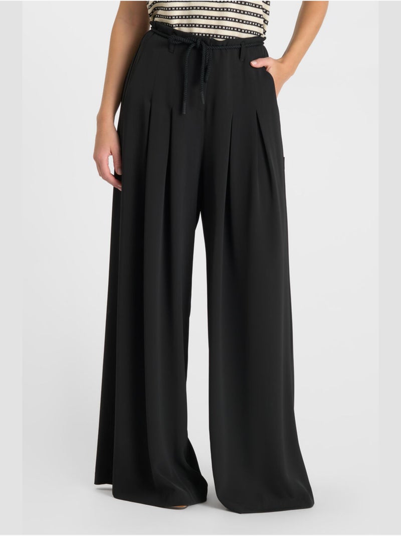 Pantalon ADELA loose, large 'Le Temps Des Cerises' Noir - Kiabi