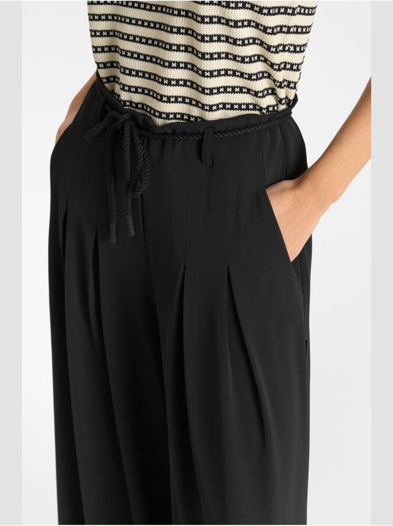Pantalon ADELA loose, large 'Le Temps Des Cerises' Noir - Kiabi